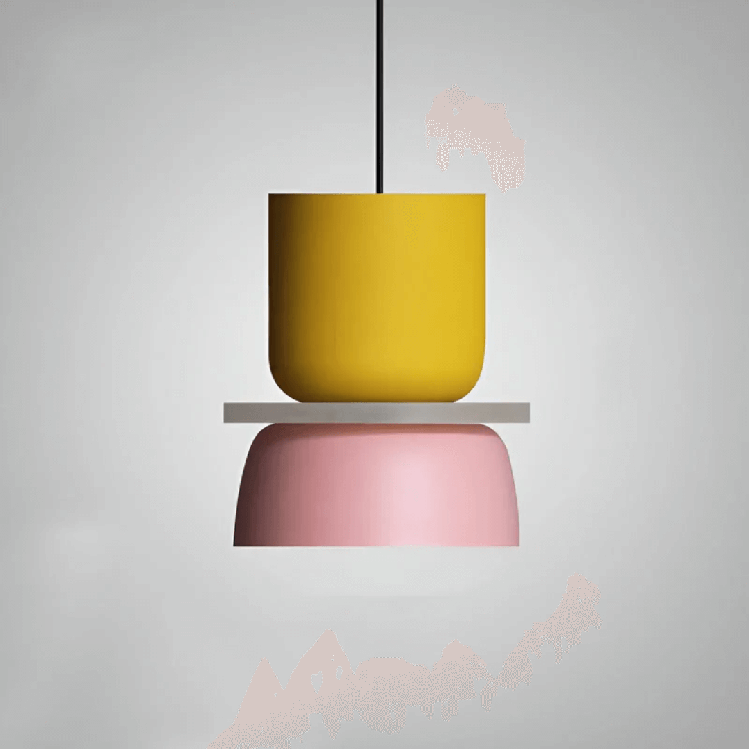 Farverig LED Macaron Design Pendellampe