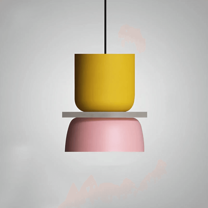 Farverig LED Macaron Design Pendellampe