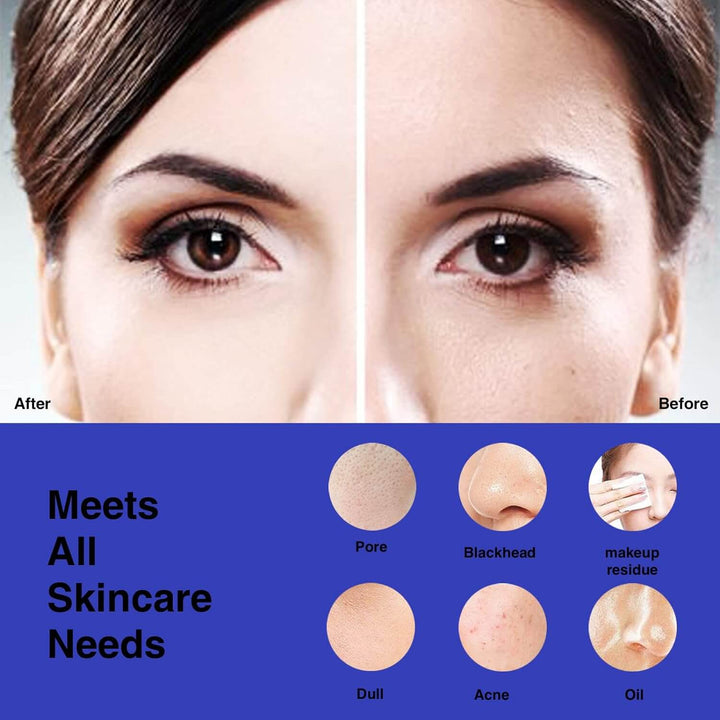 Genopladelig ansigtsrensebørste, vandtæt