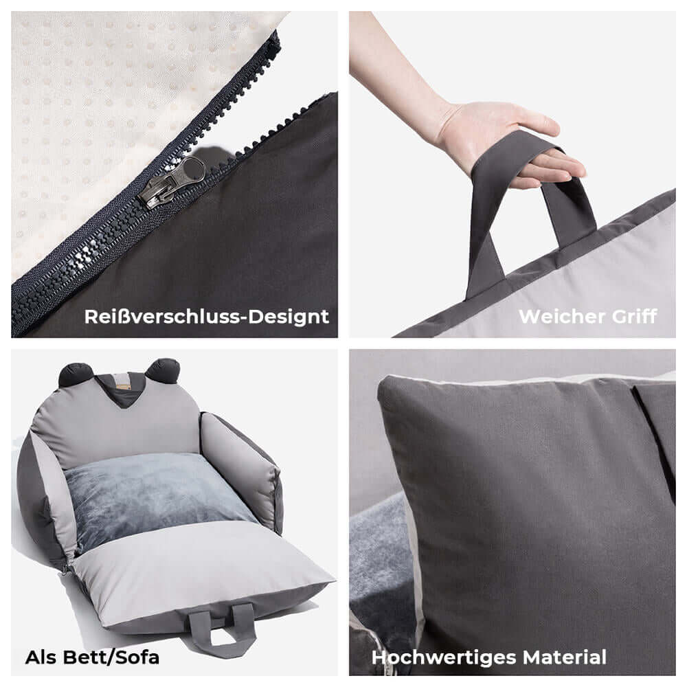 Sikker Autostol til Hunde med Beskyttelsespuder