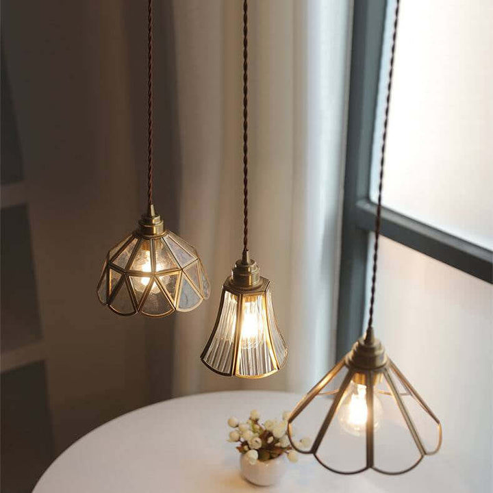 Elegant Pendel lampe i Glas til Hjemmet