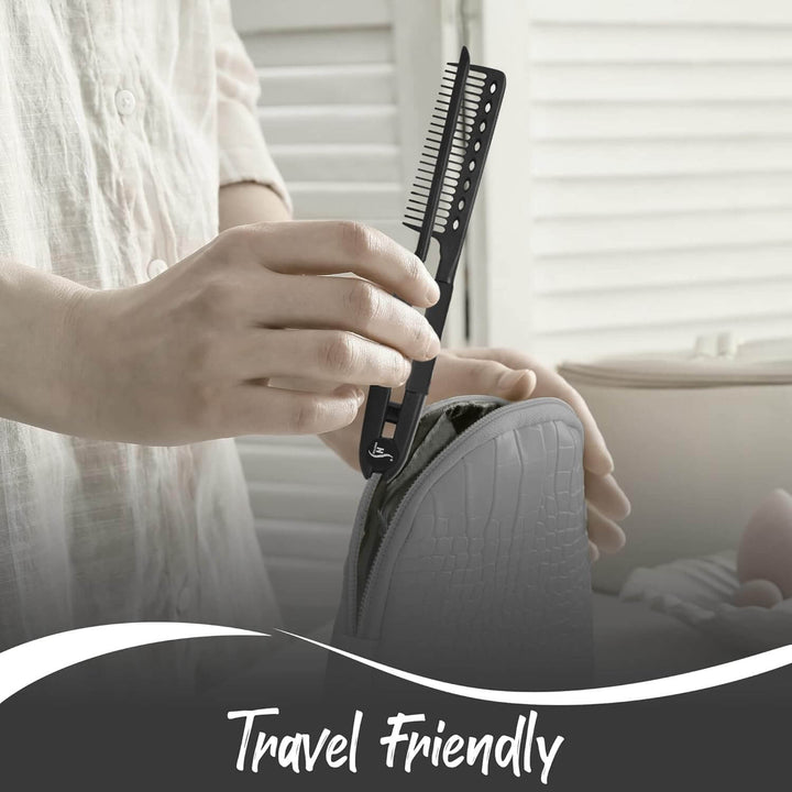 Glattebørste og føntørrekam til nem styling