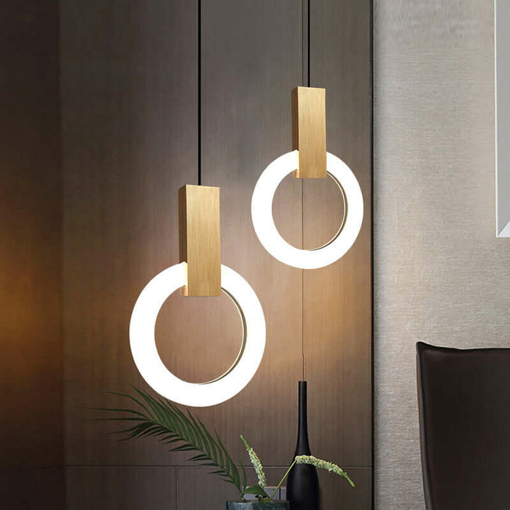 Moderne LED Ring Pendellampe