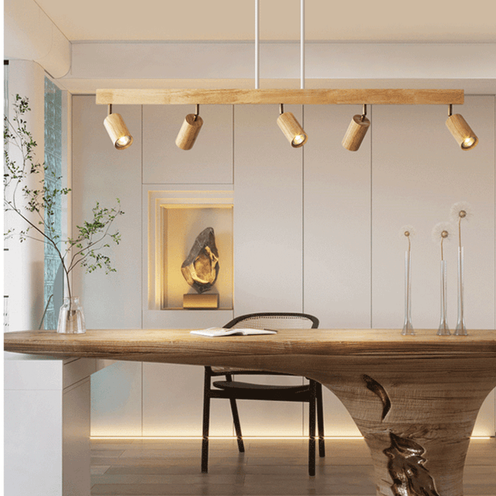 Justerbar loftspot i træ EcoLux