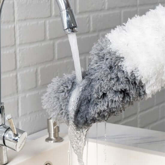 Teleskopisk støvkost - 250 cm udtrækkelig støvfanger