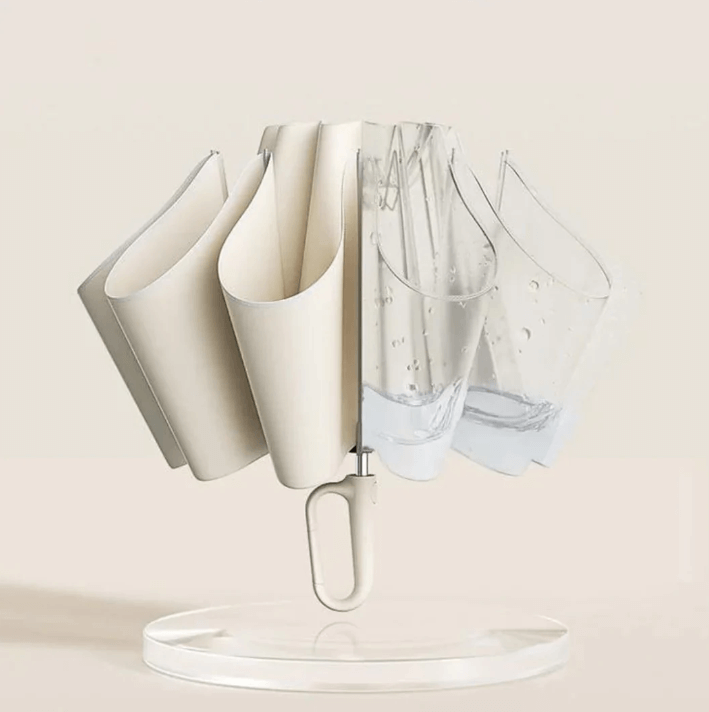 Unisex Stormsikker Paraply med Reflekser