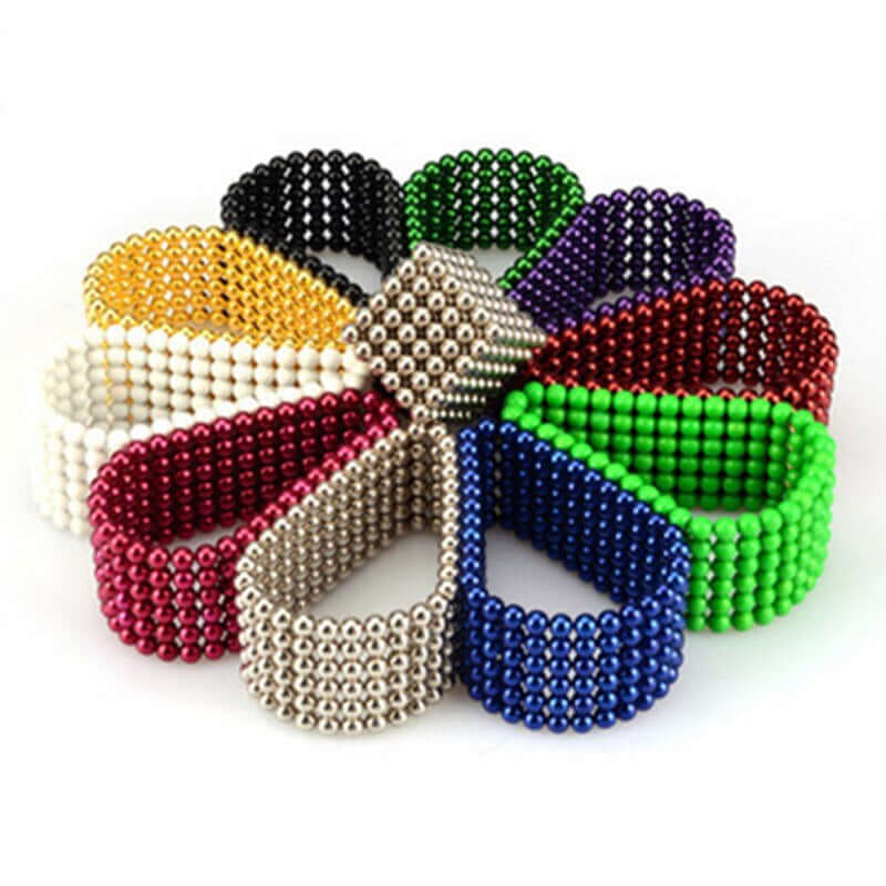 Kreativsæt med 216 Magnetiske Kugler - Finmotorik Legetøj