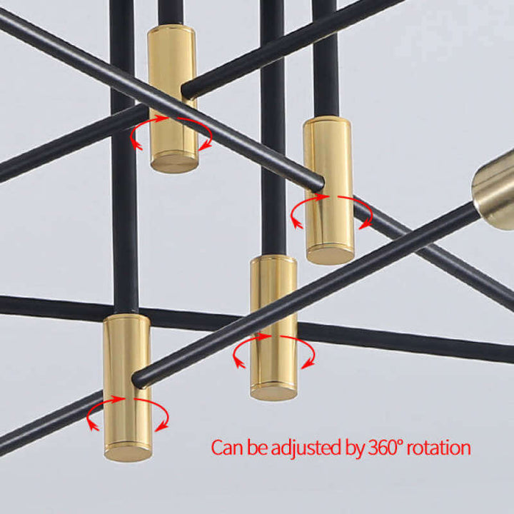 Moderne Glaskugle Lysekrone