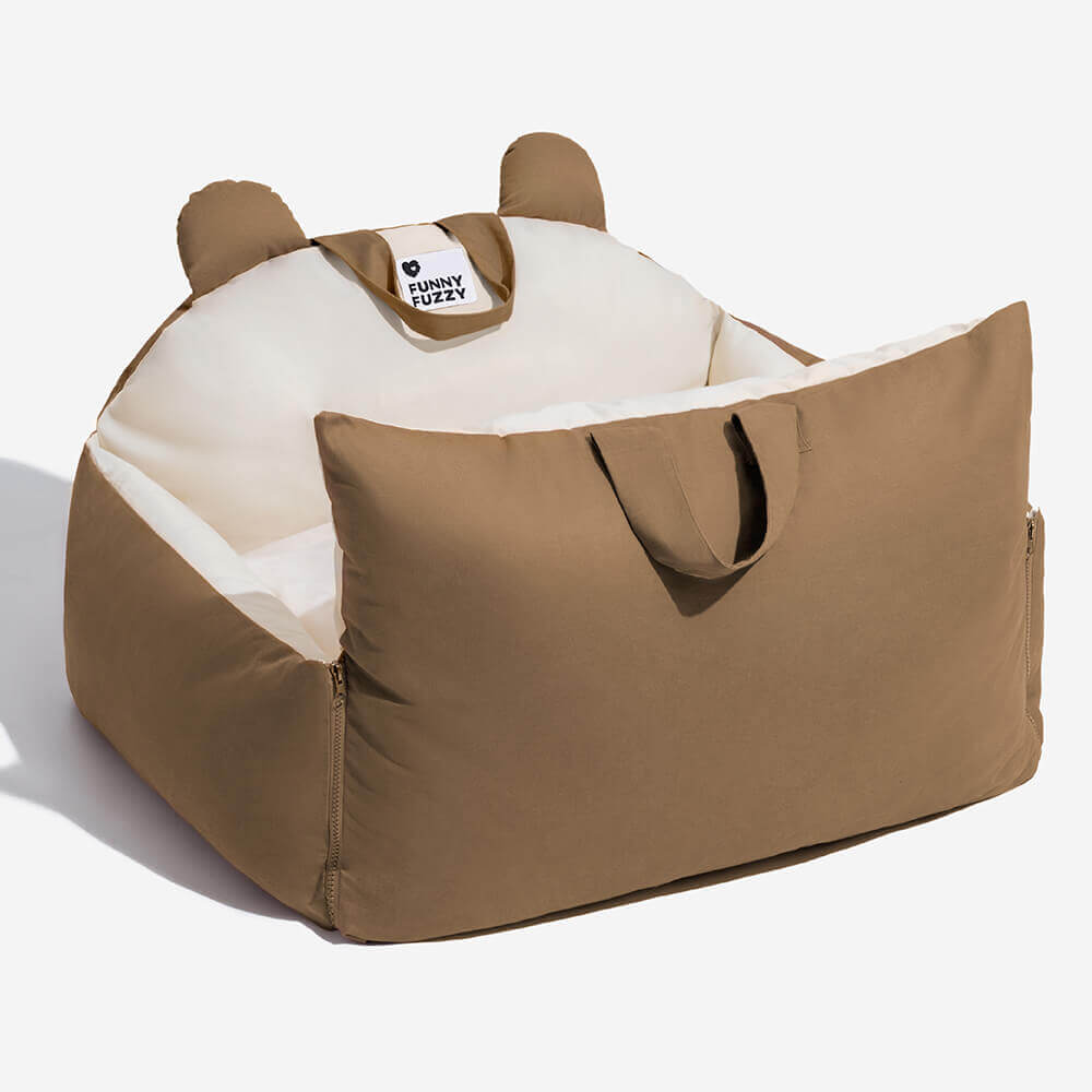 Sikker Autostol til Hunde med Beskyttelsespuder