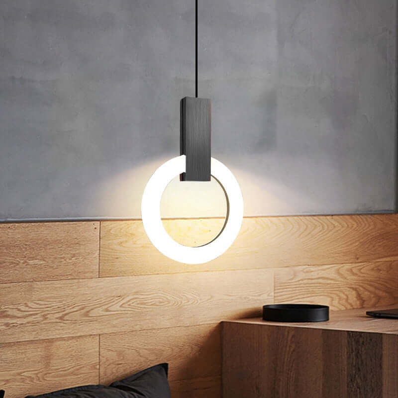 Moderne LED Ring Pendellampe