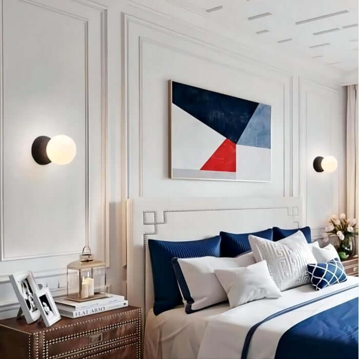 Hængelampe af Cement og Glas