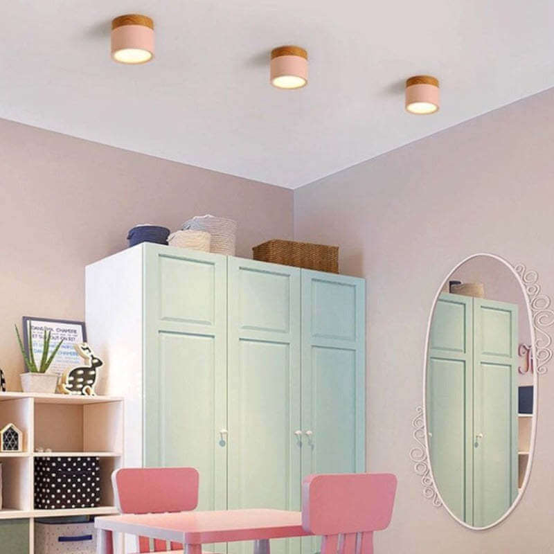 Moderne LED Loftslys i Morandi Stil