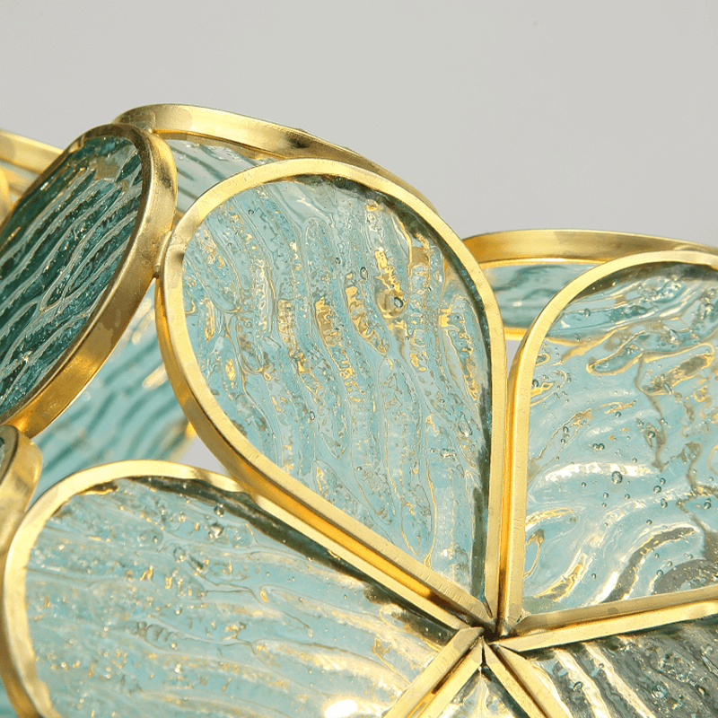 Moderne Nordisk Glas Blomsterpendel Lys