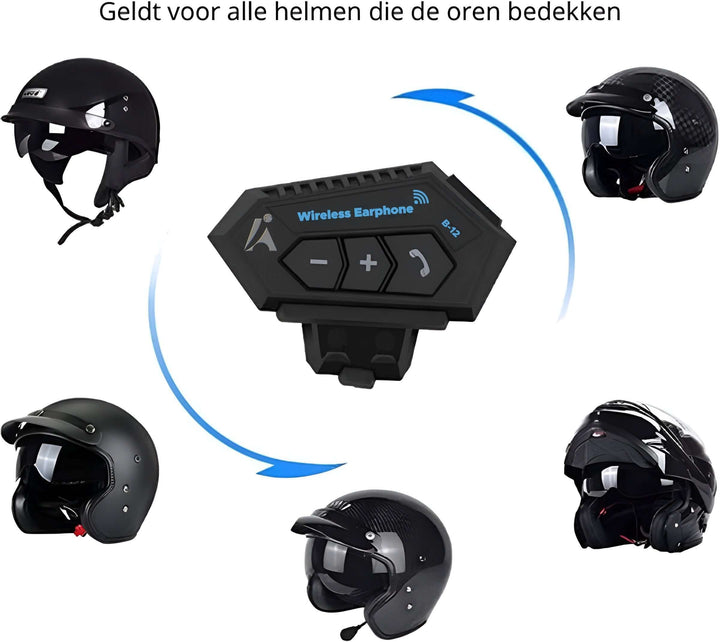 Trådløst Motorcykelhjelm Headset