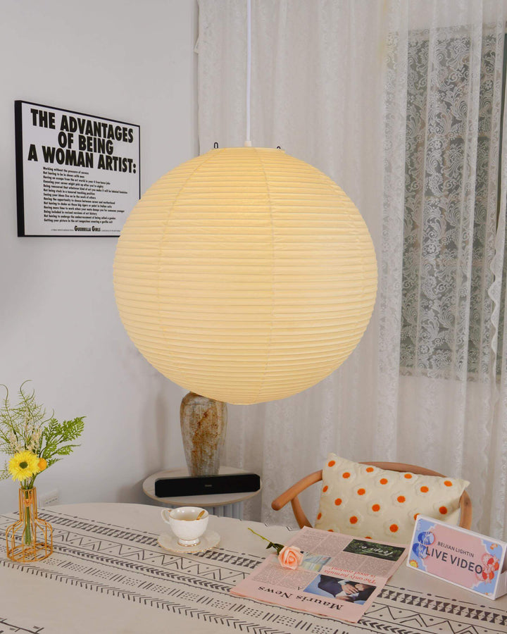 Papirlampe Hængelampe - Forskellige Størrelser