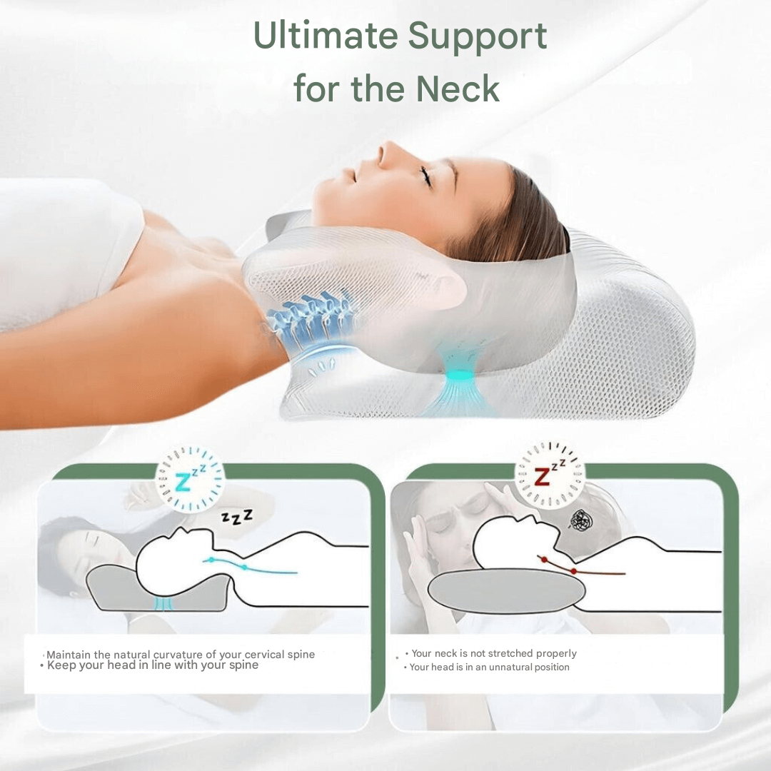 Unisex Ortopædisk Pude til afslappende søvn