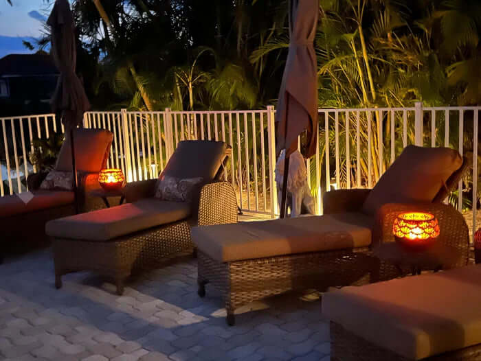 Blomstret Keramisk Duftlampe 10 cm