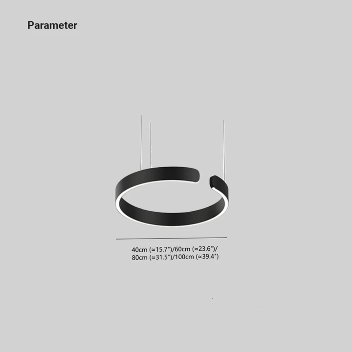 Moderne LED Ring Pendellampe