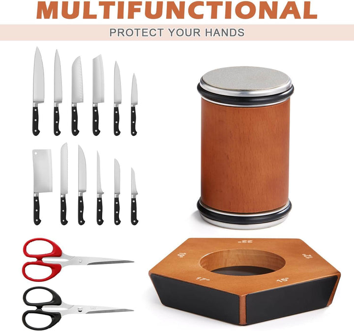 Manuel Diamant Knivsliber med Vinkelstøtte