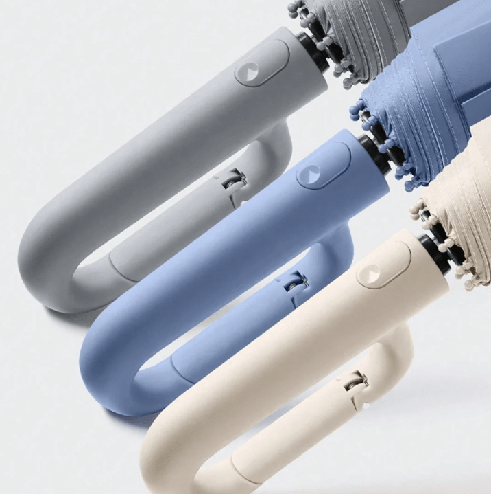 Unisex Stormsikker Paraply med Reflekser