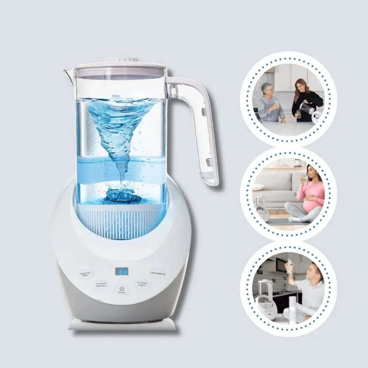 Bærbar hydrogen vandionisator til mere energi