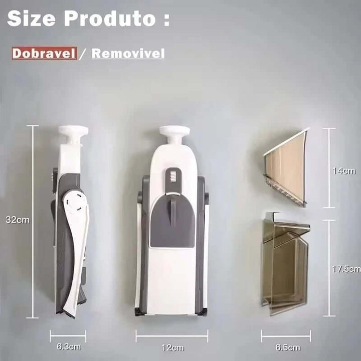 5-i-1 Grøntsagsudskærer med Sikkerhedsholder