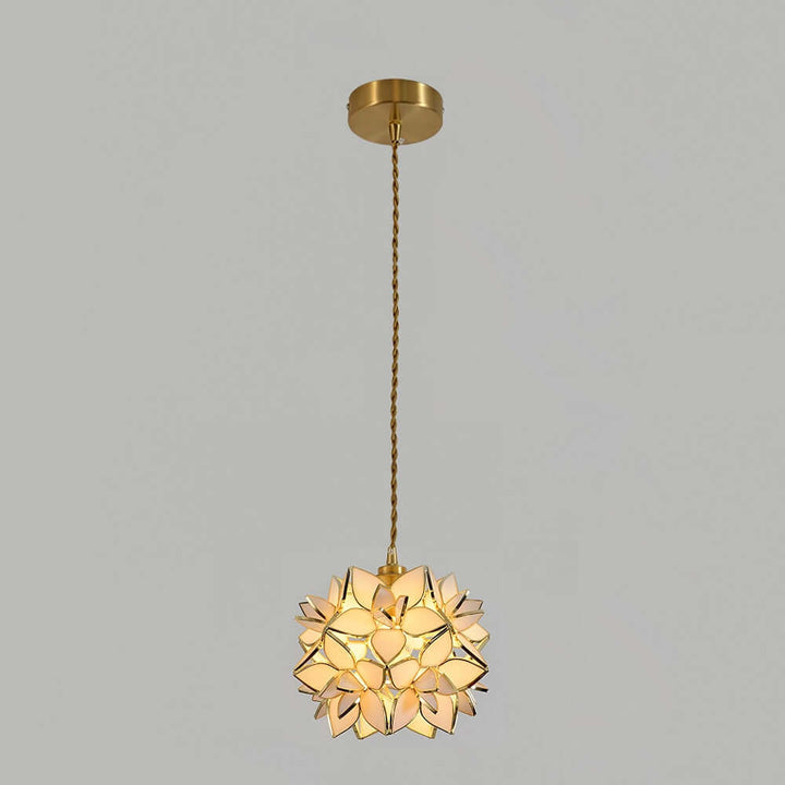 Håndlavet Kapiz Skal Loftslampe