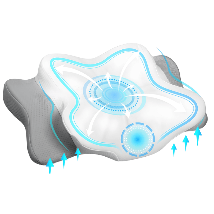 Ergonomisk 3D-pude for optimal sovekomfort