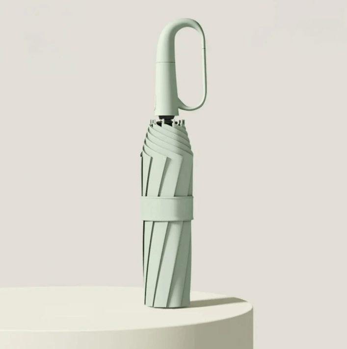 Unisex Stormsikker Paraply med Reflekser