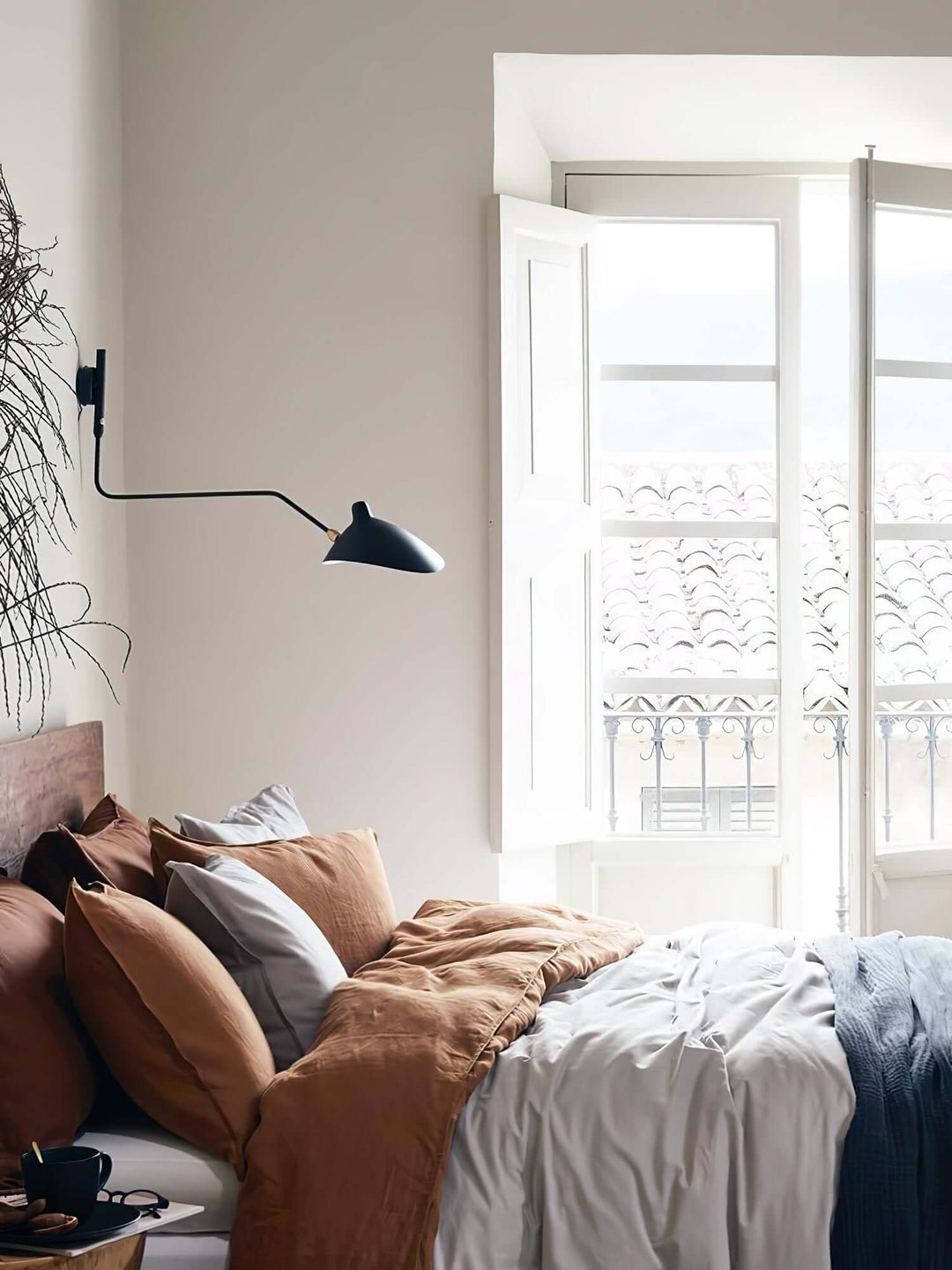 Designer væglampe - Moderne metalbelysning