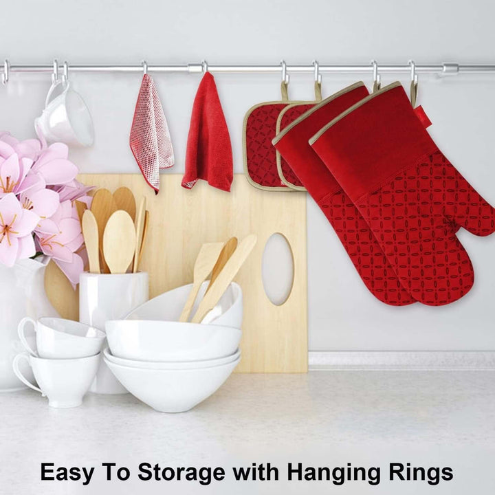 Universal 6-delt varmebestandigt ovnhandesæt