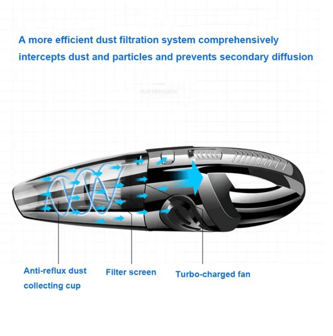 Let trådløs støvsuger med cyklonteknologi