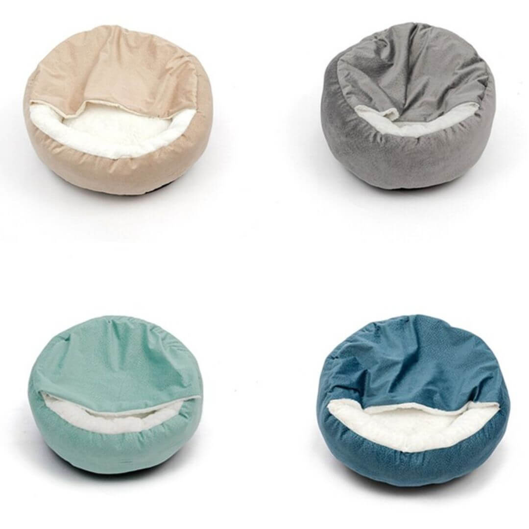 Hyggelig hundehule og blød soveplads til hunde