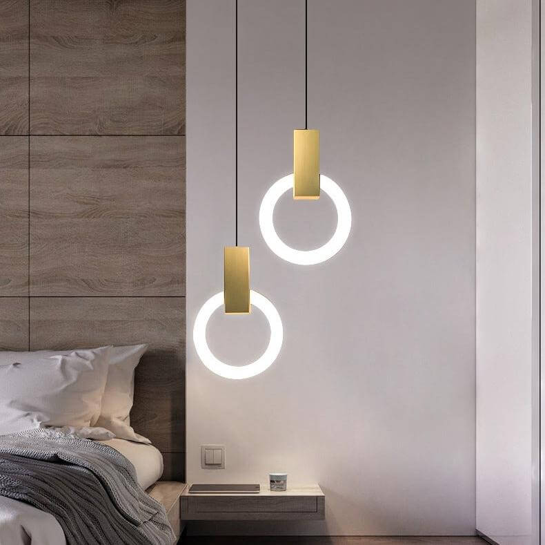 Moderne LED Ring Pendellampe