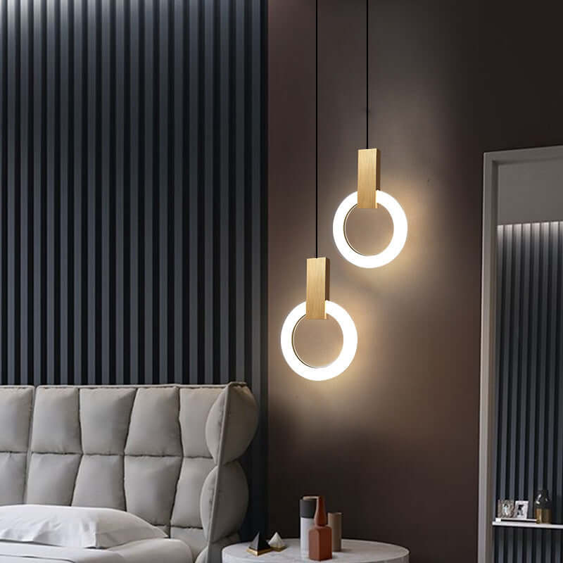 Moderne LED Ring Pendellampe