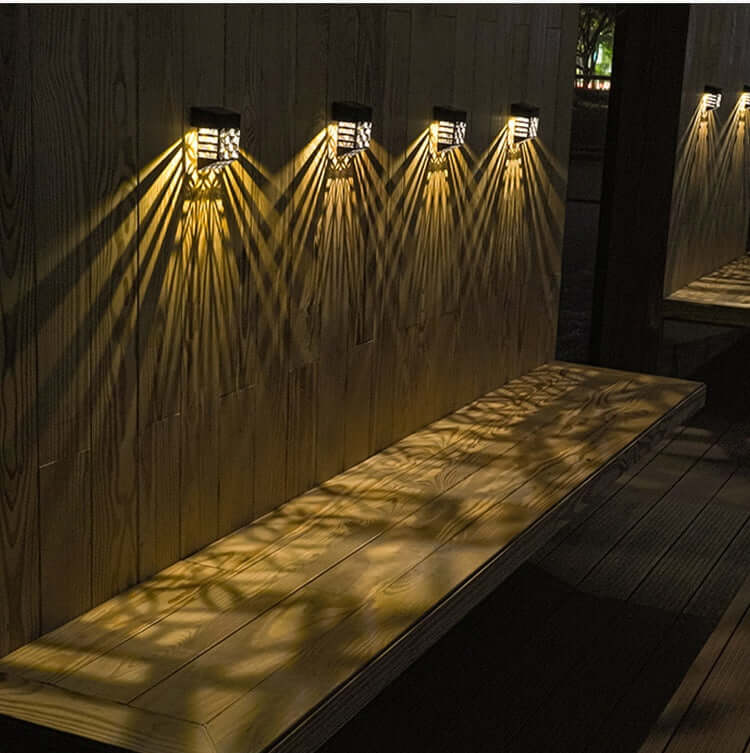 Dekorativ LED-væglampe til have og terrasse