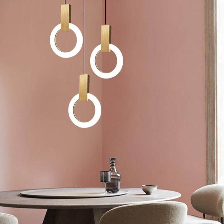 Moderne LED Ring Pendellampe