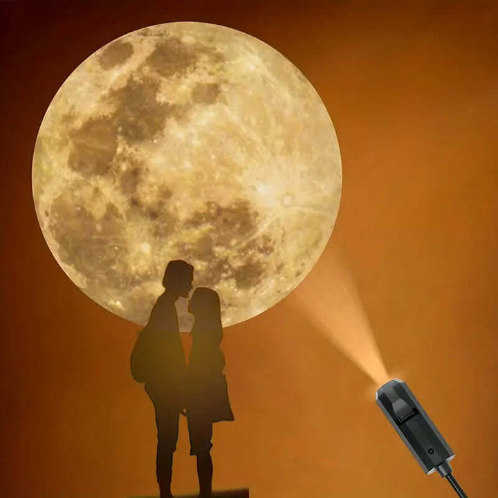 Projektionslampe Jord & Måne