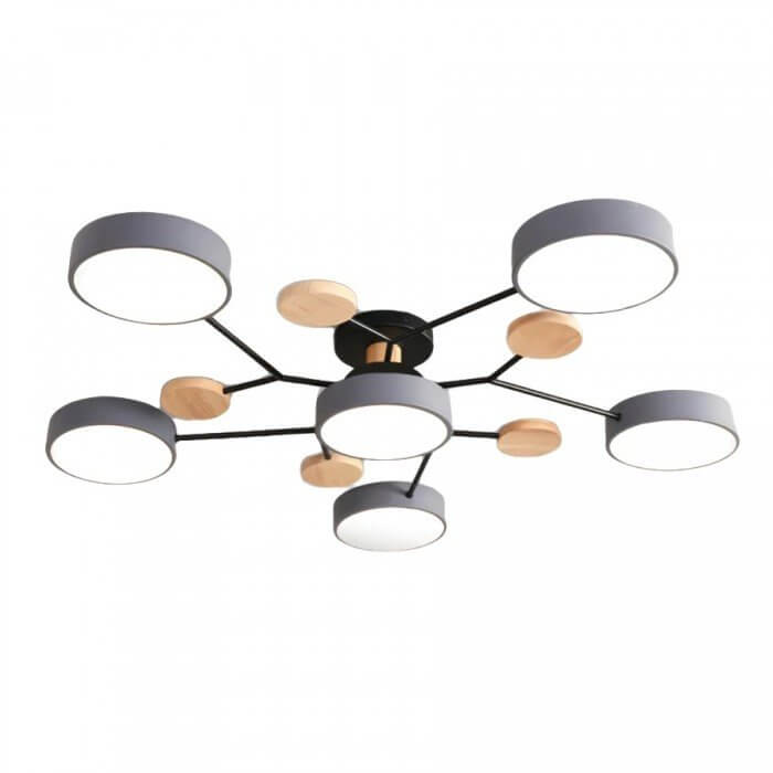 Grenet LED-loftlampe med Moderne Design