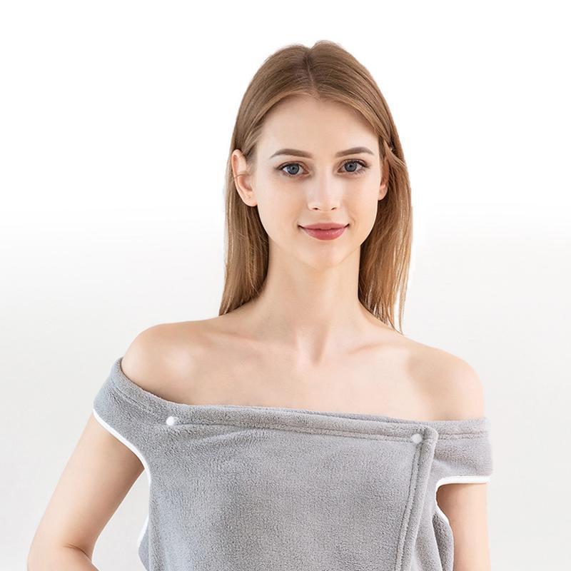 Kvinders Mikrofiber Badekåbe Hurtigtørrende