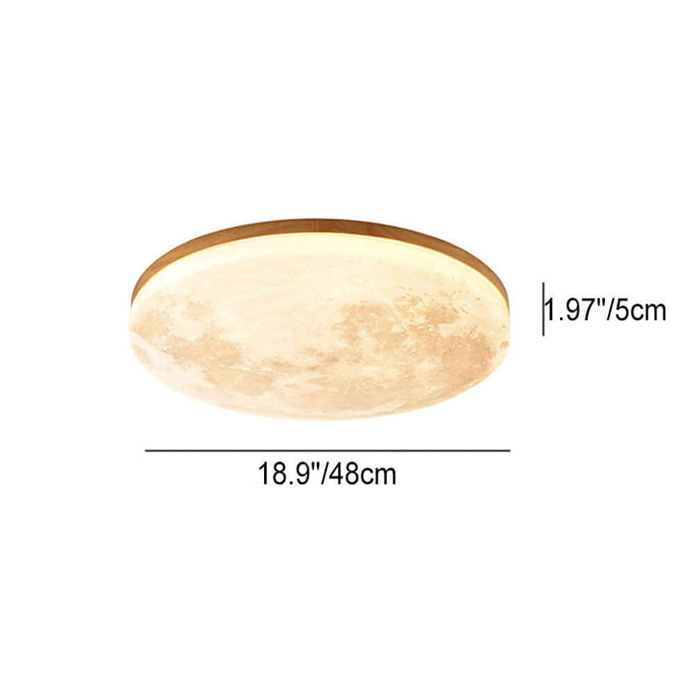 Måneformet LED Loftlampe - Moderne Design