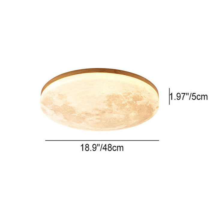 Måneformet LED Loftlampe - Moderne Design