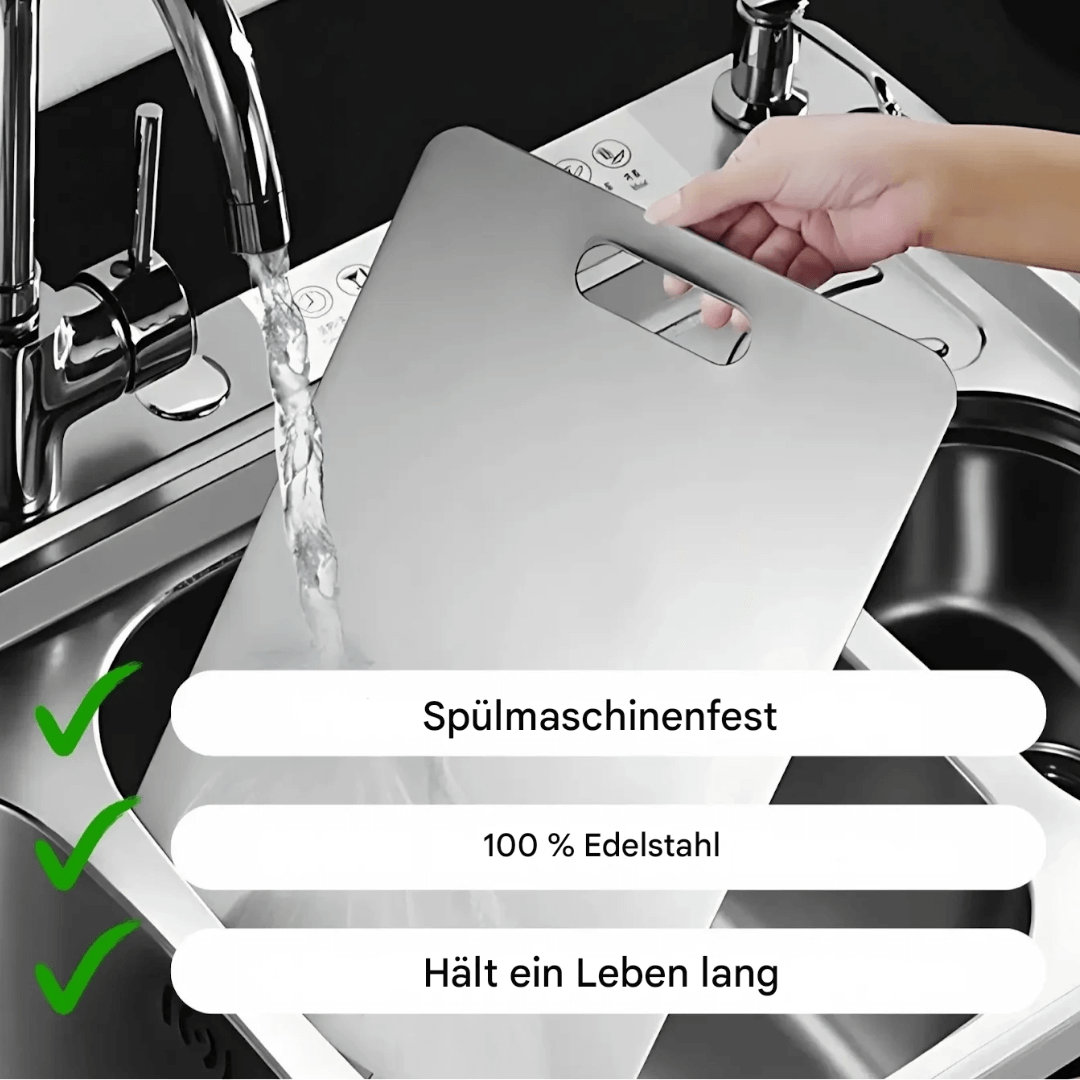 Hygiejnisk skærebræt i rustfrit stål