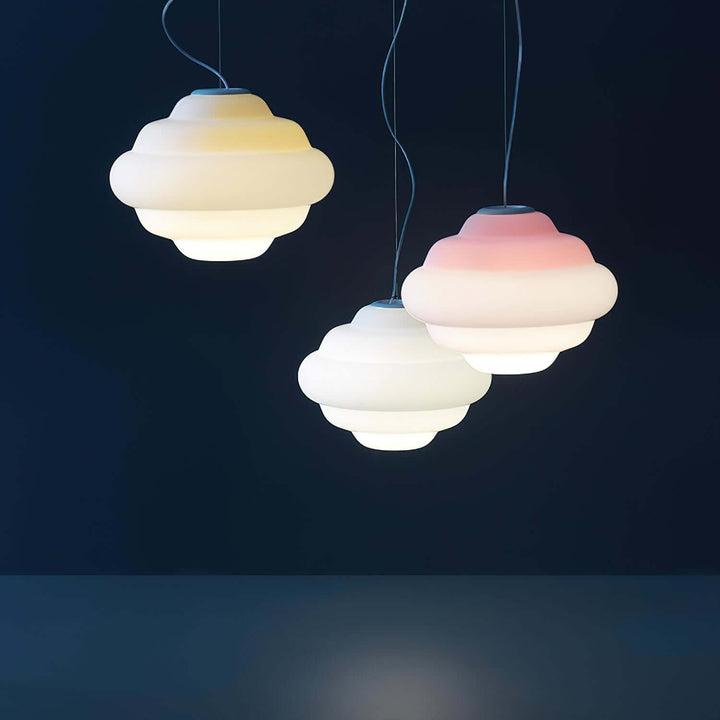 Gradient Sky Cloud Pendel Lampe
