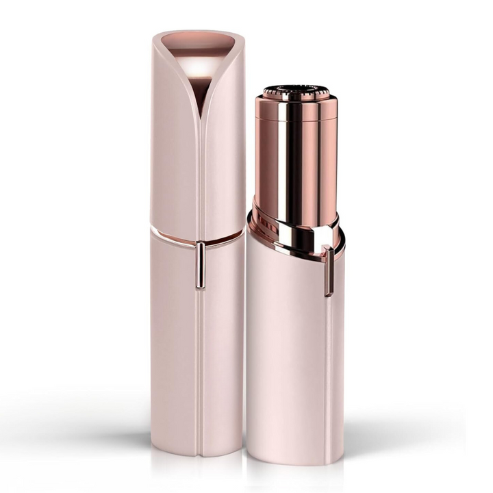 Elektrisk ansigtshårfjerner til kvinder, rosaguld farve