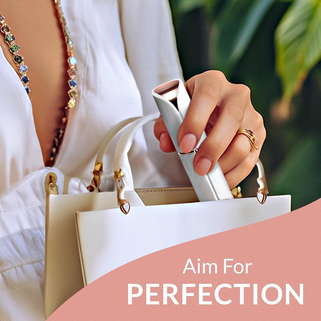 Elektrisk ansigtshårfjerner til kvinder, lyserød farve