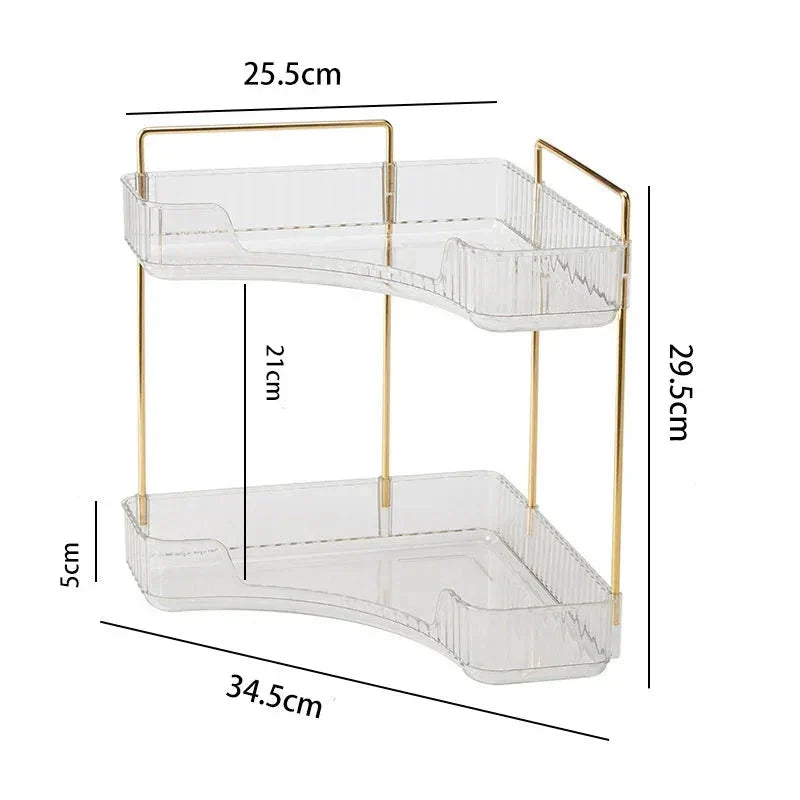Elegant metal hjørnereol med minimalistisk æstetik, ideel til stilfuld opbevaring og rumeffektivitet i små hjørner.