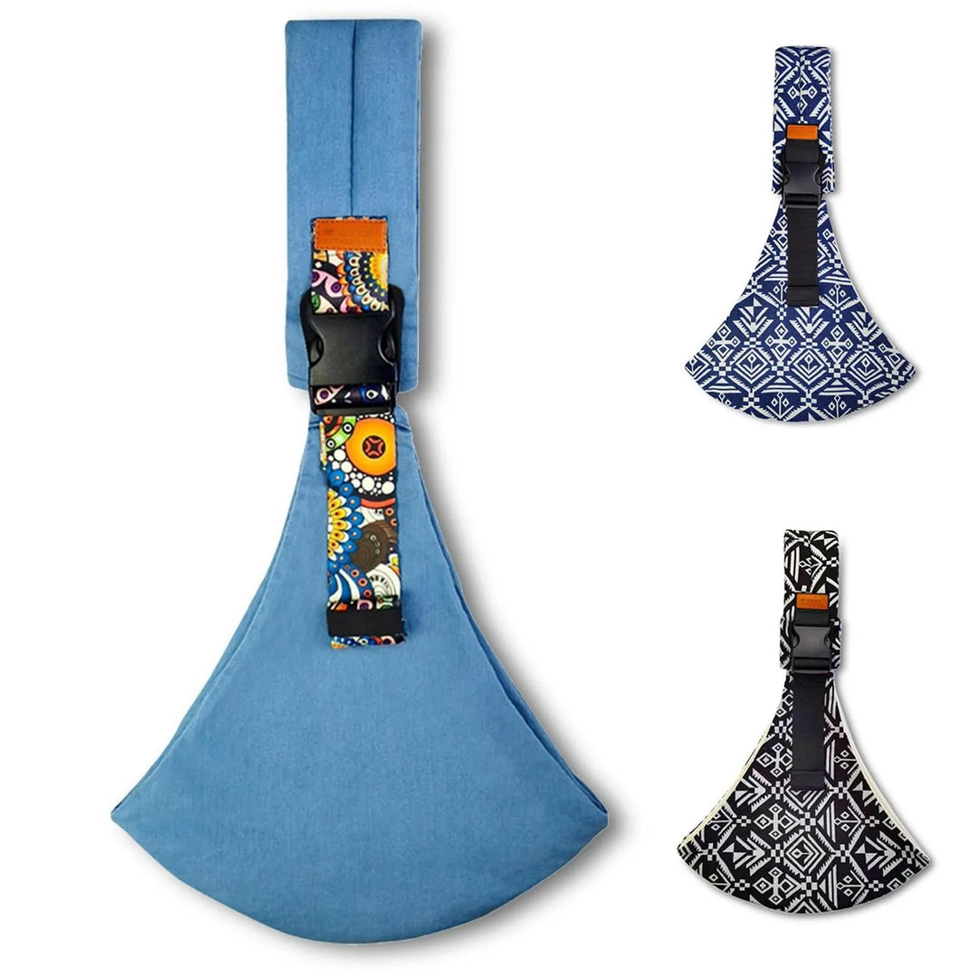 Ergonomisk, justerbar babybæresele med justerbare spænder, i moderne design for komfortabel og sikker bæring.