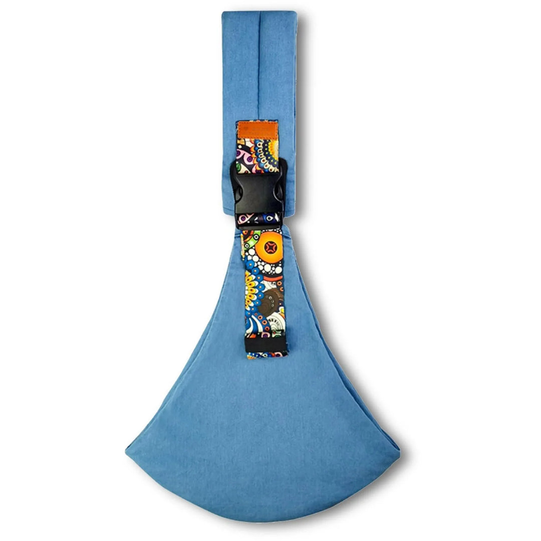 Ergonomisk, justerbar babybæresele med justerbare spænder, i moderne design for komfortabel og sikker bæring.