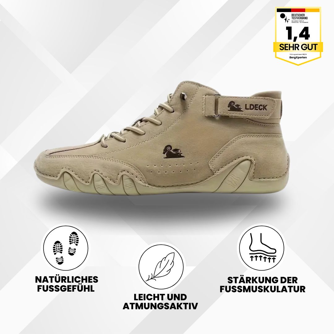 Alpaca Hallux Valgus læder barfodssko for optimal komfort og smertefrihed